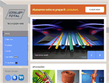Tablet Screenshot of comptotal.com.br